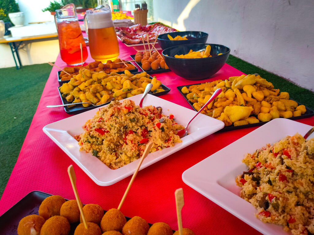 Allestimento per feste ed eventi al Bar & Grill La Mirage